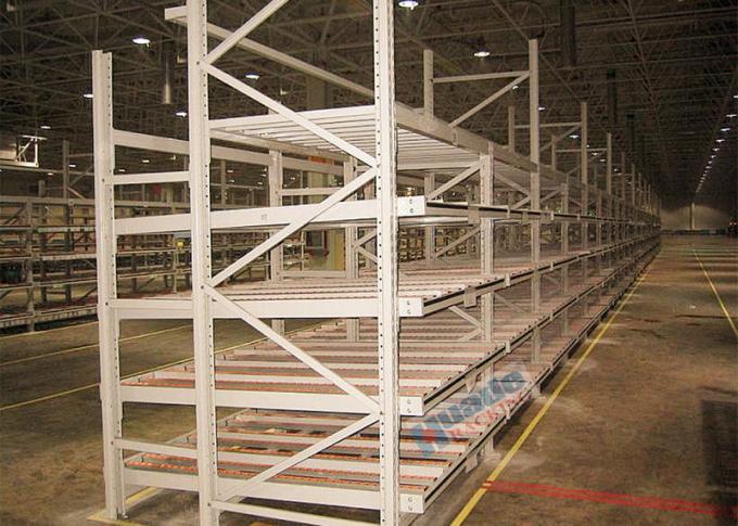 Flujo de gravedad del sistema de la logística que deja de lado el