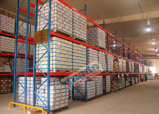 Estante de la plataforma del ISO Q235B que deja de lado el sistema del tormento de 1500kg Warehouse