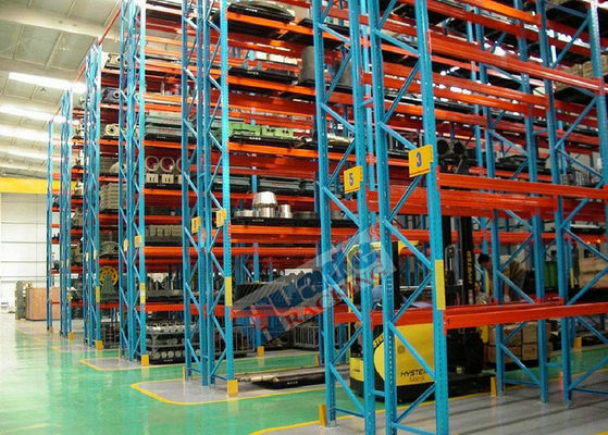 Estantería de acero industrial resistente galvanizada de la plataforma Q345 del tormento